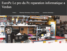 Tablet Screenshot of europc.fr
